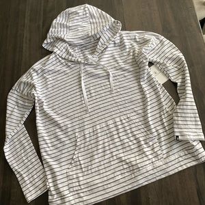 Volcom lightweight striped hoodie